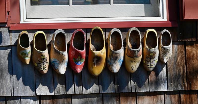 What can be more Dutch than wooden shoes? These shoes also serve as window planters at the historic Old Bethel Church (built in 1790) at the corner of Third and Market streets in downtown Lewes. RON MACARTHUR PHOTOS