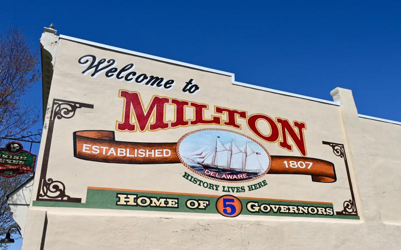 Milton is home to four Delaware governors and one governor from Wyoming. The town has always celebrated its governors and even has a Governor’s Walk. RON MACARTHUR PHOTO