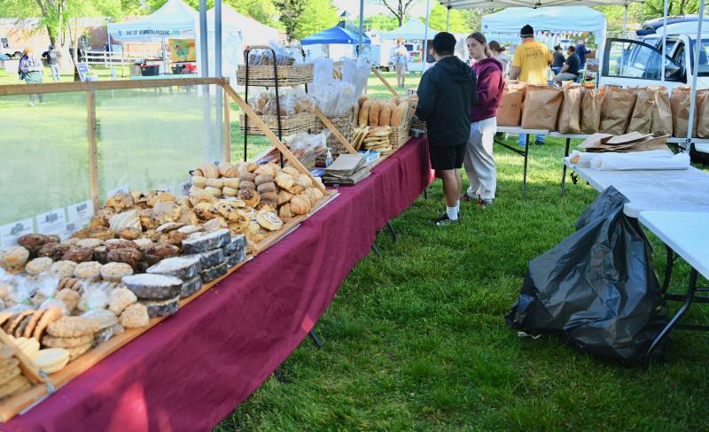 Baked goods are always popular.