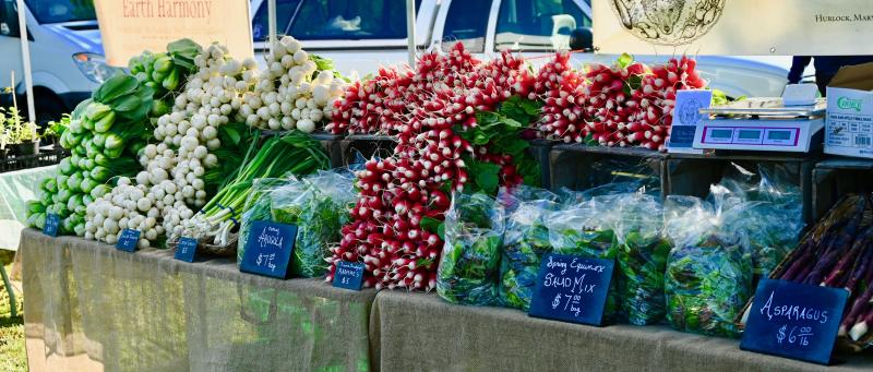 Fresh produce is the name of the game.