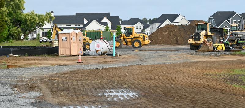 The new Monroe Avenue Extended will connect Freeman Highway with the Showfield community, shown in the back of the photo.