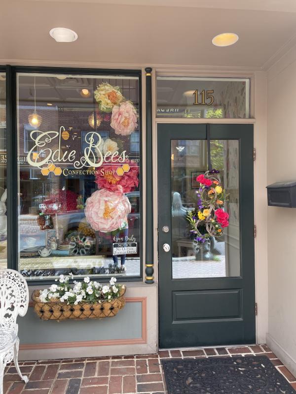 Edie Bees wasn’t shy about sweetening up its display and won the award for the most original basket. PHOTO COURTESY OF MICHELLE TEED