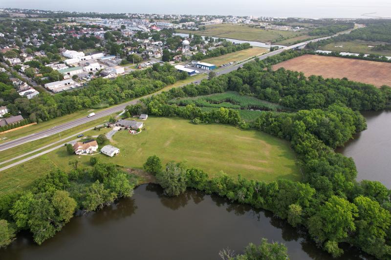 White’s Pond Preserve is proposed for this open parcel along White’s Pond. NICK ROTH PHOTO