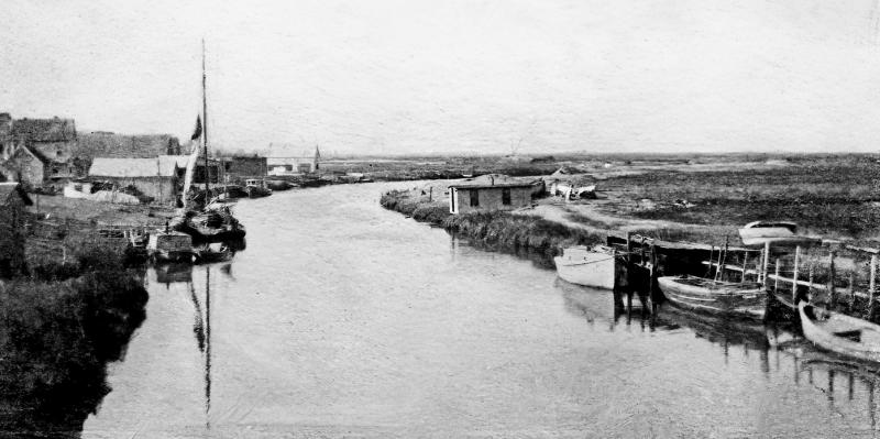 The Lewes canal waterfront looks a lot different 100 years ago than it does today. HAZEL BRITTINGHAM COLLECTION