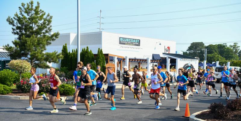 The start of the SoDel Cares 5K.
