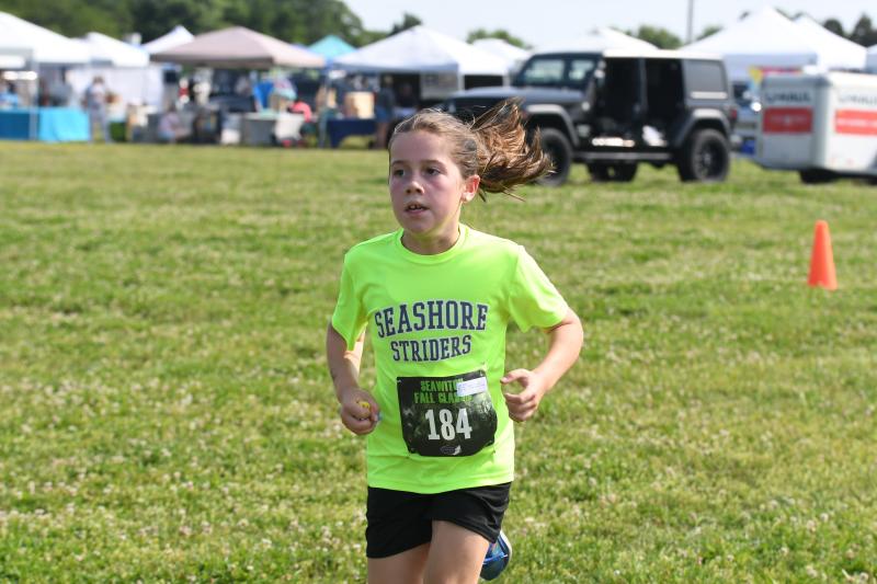Ruby Leps, 9, wins the overall women’s title.