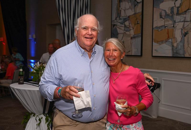 Hyatt owners Thom and Robin Harvey enjoy the event.