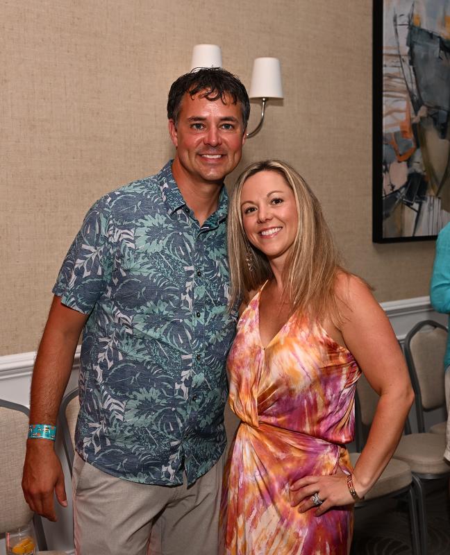 Robert and Mindi Tunnell pose for a quick picture.