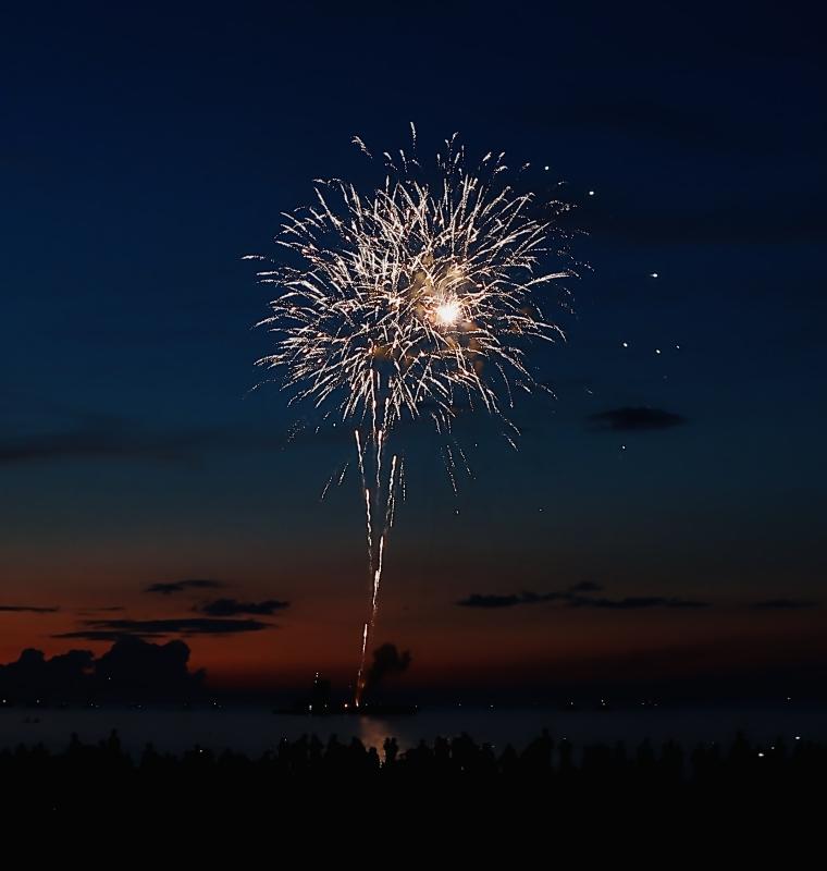 The Lewes fireworks show wrapped up a fun day of patriotic spirit that included the boat parade and the Doo-Dah Parade. BILL SHULL PHOTO