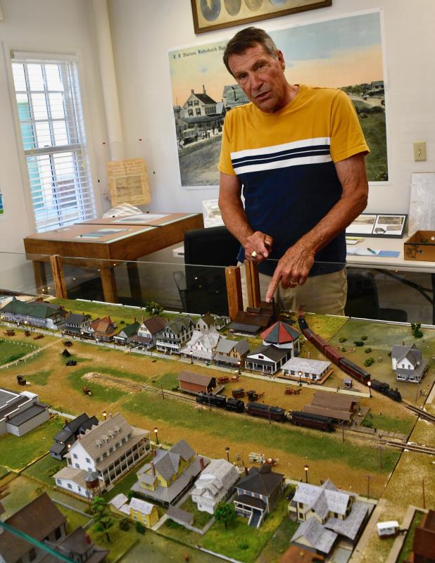 Paul Lovett, who lives across the street from the museum, says he has become obsessed with Rehoboth and railroad history.