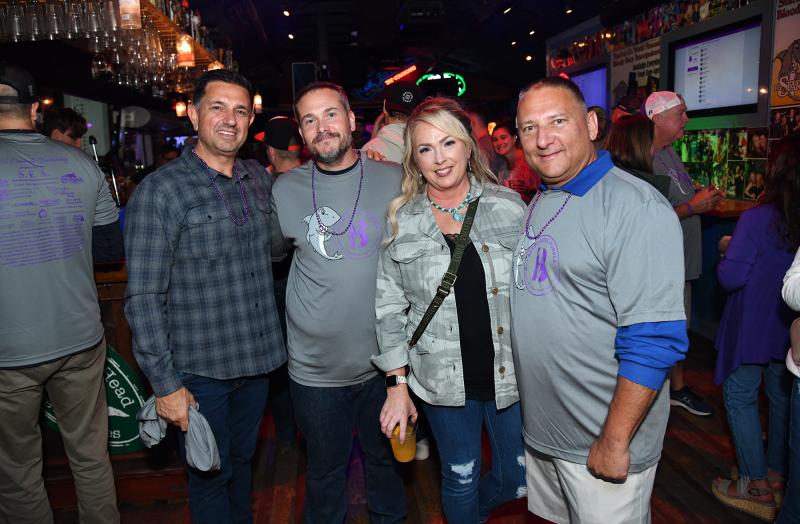 Enjoying the event are (l-r) Jack Berberian, Dr. William Chasanov, and Theresa and Mike Maksymow.