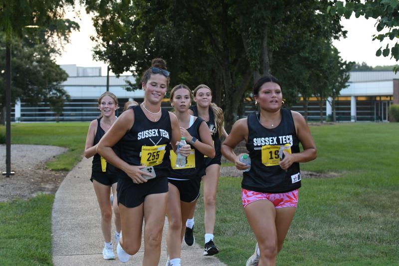 Sussex Tech girls are so happy together.