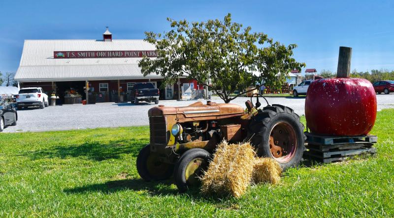 T.S. Smith Orchard Point Market, at the intersection of Redden Road and Route 13 near Bridgeville, was relocated from the apple-packing building across the road.