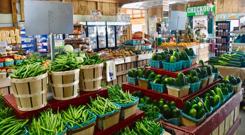 Parson’s Farm Produce Market, located on Armory Road near Dagsboro, is stocked with every type of vegetable and fruit imaginable.