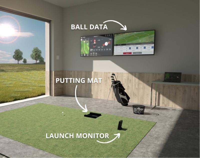 Golfzon’s new Wave launch monitor/simulator. SUBMITTED PHOTO