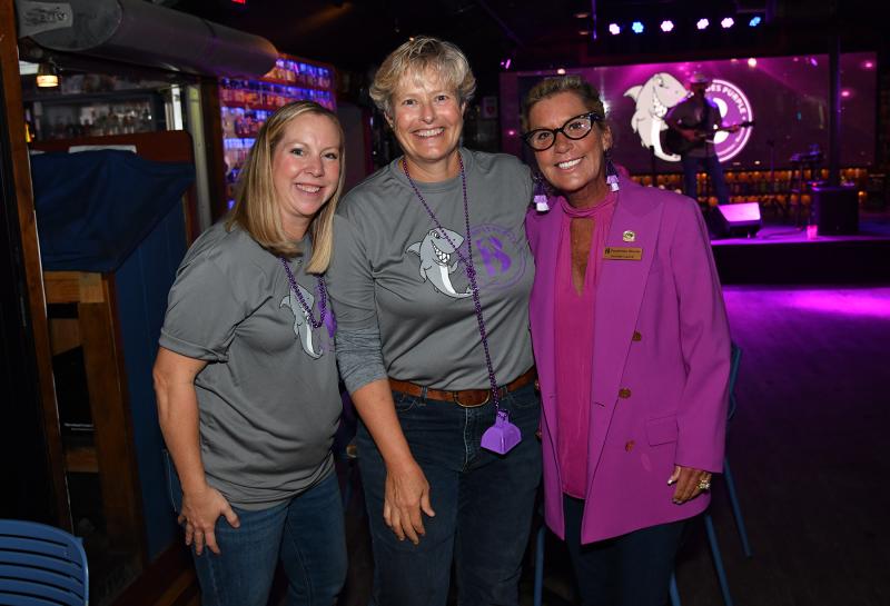 Enjoying the event are (l-r) Amy Keller, Kay Young and Jen Carroll.