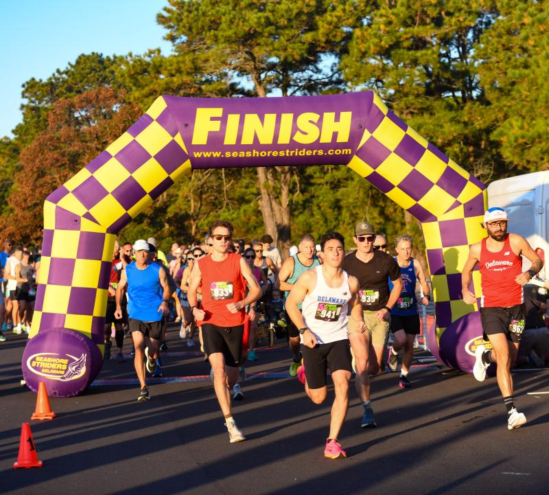 The start of the Sea Witch Half Marathon. DAVE FREDERICK PHOTOS