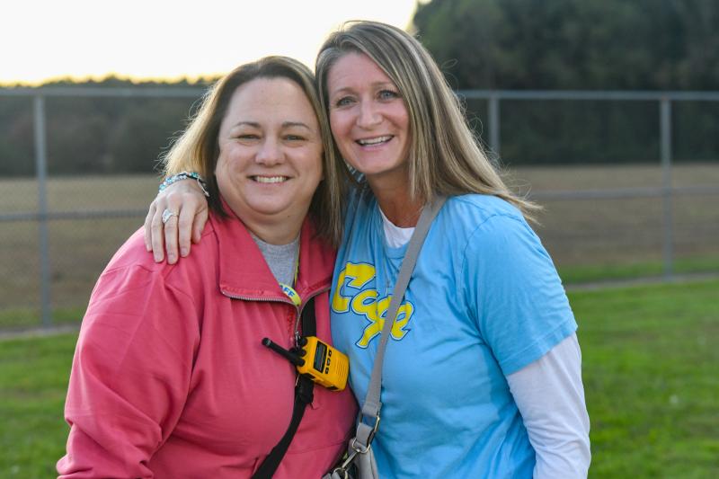 Dr. Judi Brittingham, left, and Katie DelCampo Tingle are lifelong friends.