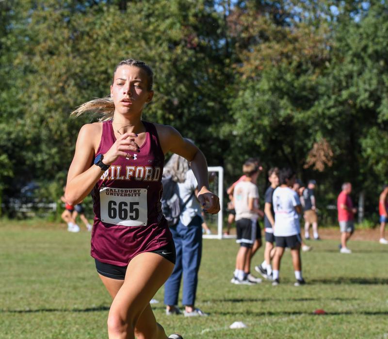 Faith Mitchell of Milford logs a time of 19:52.