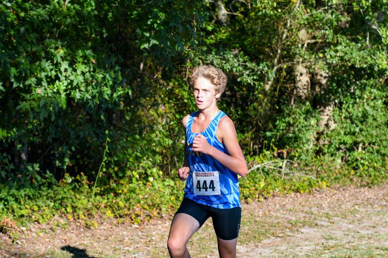 Jason Baker finished second overall in 16:15.