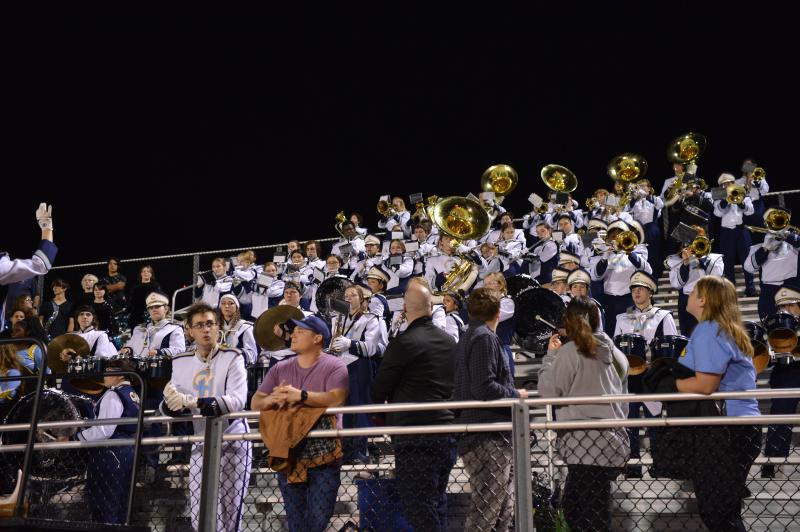 The Cape band closes out the night with the alma mater.