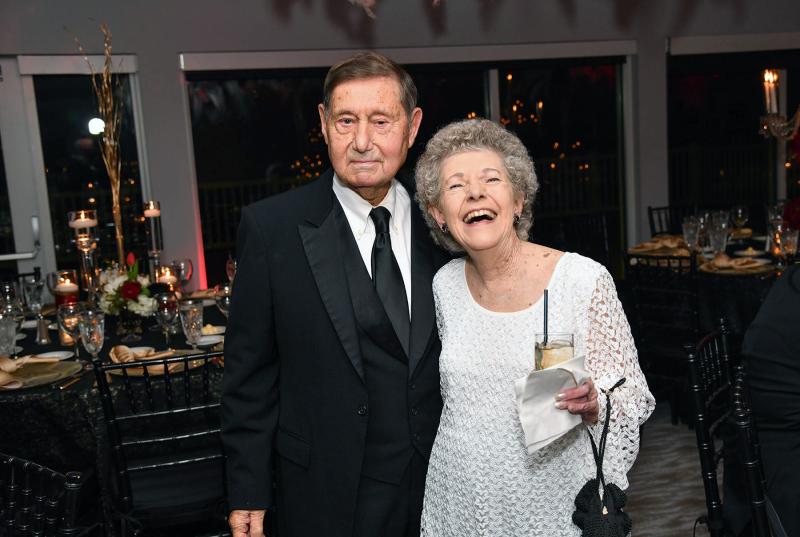 Dick and Diana Ruffino smile for a picture.