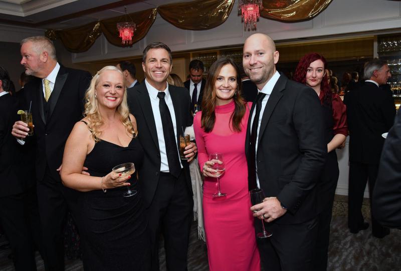 Posing at the event are (l-r) Ashley and Doug Reynolds and Jordan and Brian Donavan.