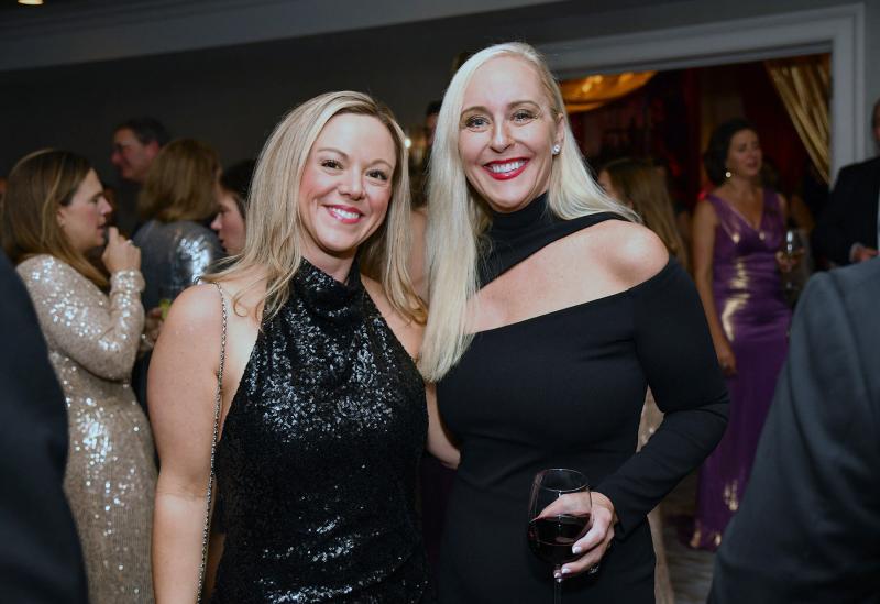 Mindi Tunnell, left, and Timarie Thompson pose for the picture.