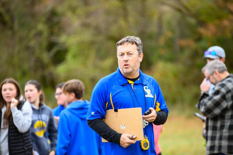 Caesar Rodney head coach Mike Tucci.