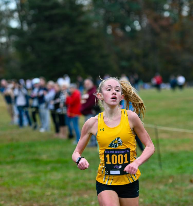 Brynn Crandell wins the Henlopen Conference title for the fourth straight year.
