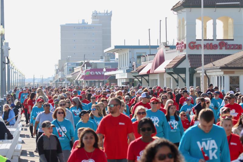 No matter what the team colors are, everyone has the same goal of supporting the American Heart Association and those impacted by heart disease.