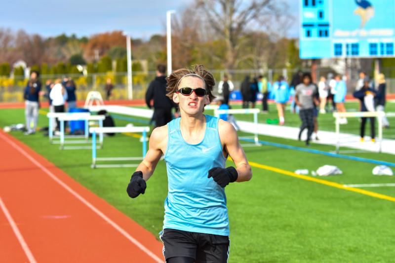 Cardin Benjamin is an all-state soccer player and top-shelf distance runner.