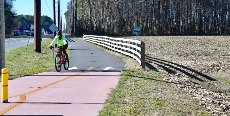 The proposed 637-acre Cool Spring Crossing mixed-use development borders Route 9 and the Lewes-to-Georgetown Trail and the Cool Spring Road intersection. RON MACARTHUR PHOTO