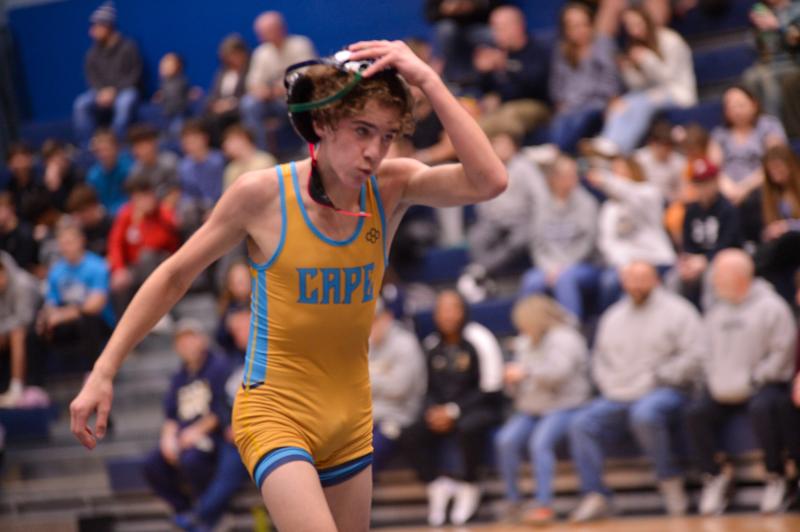 Austin Guerrieri is Cape’s top-ranked 106-pounder. DAVE FREDERICK PHOTOS