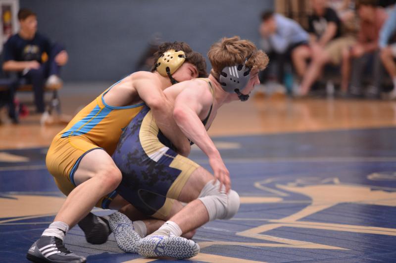 Nick Walker is in control on top.