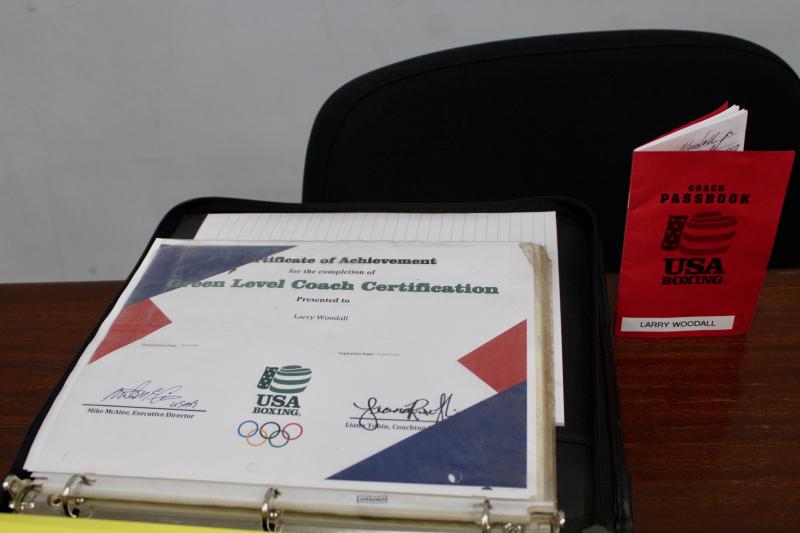 Larry Woodall Jr. earned a USA Boxing Green Level Coach Certification early in 2023 and has been training youth boxers ever since. If he can get a facility, his certification will allow him to receive equipment from USA Boxing.