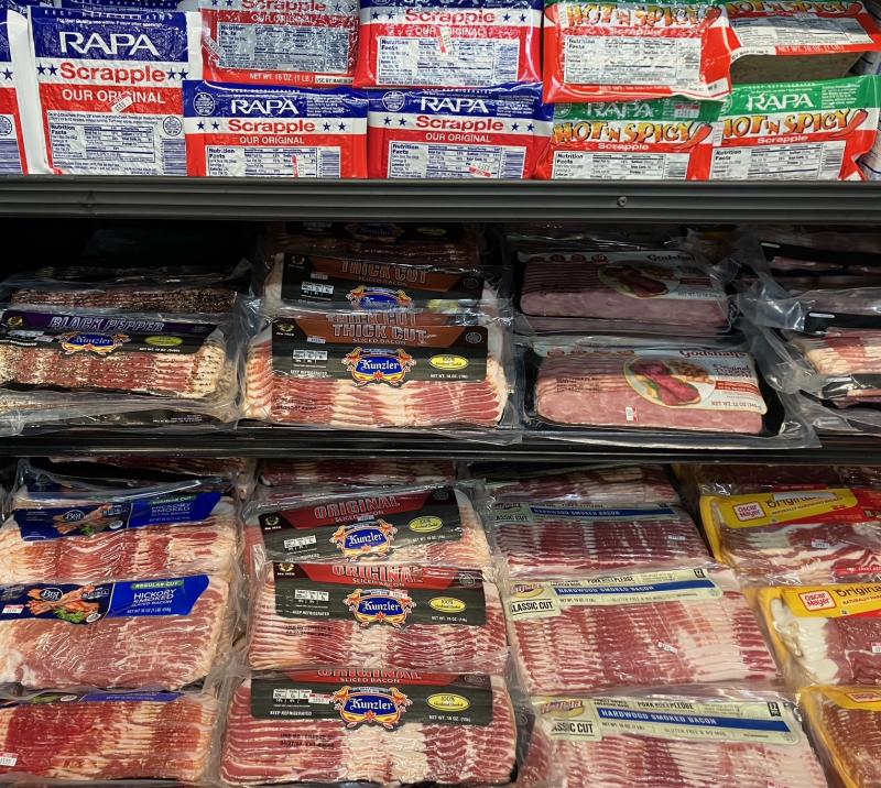 Breakfast meats like bacon, ham, sausage and scrapple offer a variety of styles, flavors and price points, but they all come from a pig. JACK CLEMONS PHOTO