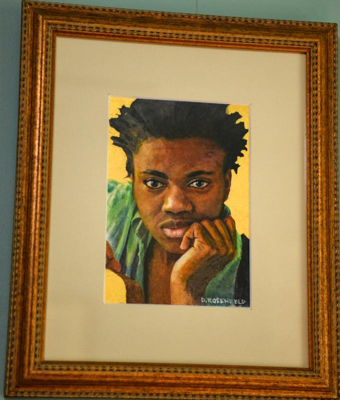 Tracey Chapman, painted by Dan Rosenfeld.