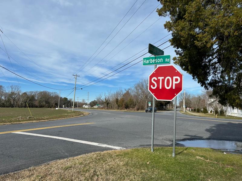 Delaware Department of Transportation is set to implement an all-way stop at the intersection of Shingle Point Road/Harbeson Road/Chestnut Street in Milton. The change is expected to be implemented in the late spring or early summer. RYAN MAVITY PHOTO