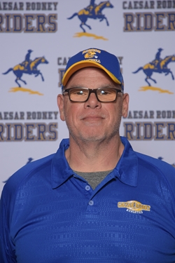 The Candy Man aka Caesar Rodney tennis coach Dan Candeloro.