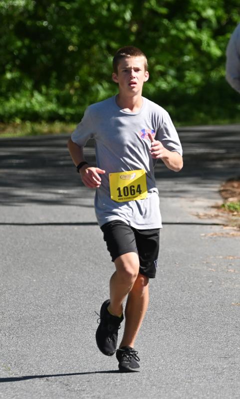 Aydin Jones, 14, of Bridgeville cruises to a time of 23:50.