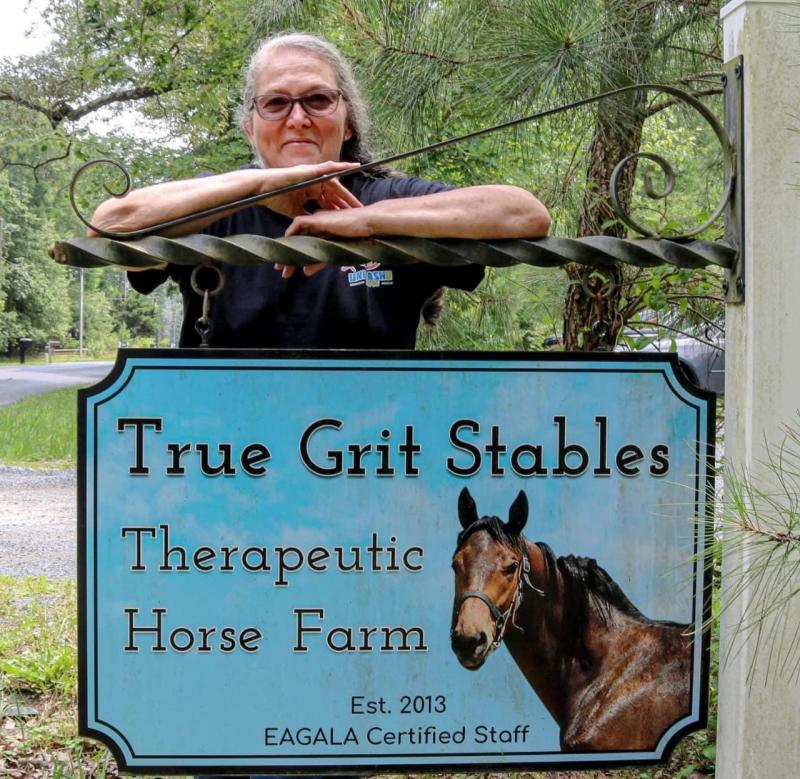 Psychologist Dr. Vincenza Fabber, who goes by Dr. Vinnie, is seeking veterans and active military members interested in taking part in a free equine-assisted therapy program. SUBMITTED PHOTO