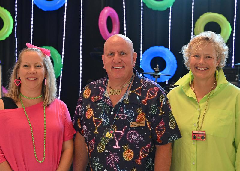Making sure everyone has a great time are (l-r) Amy Keller, Beebe Medical Foundation event coordinator; Tom Protack, president, Beebe Medical Foundation; and Kay Young, executive director of development, Beebe Medical Foundation.