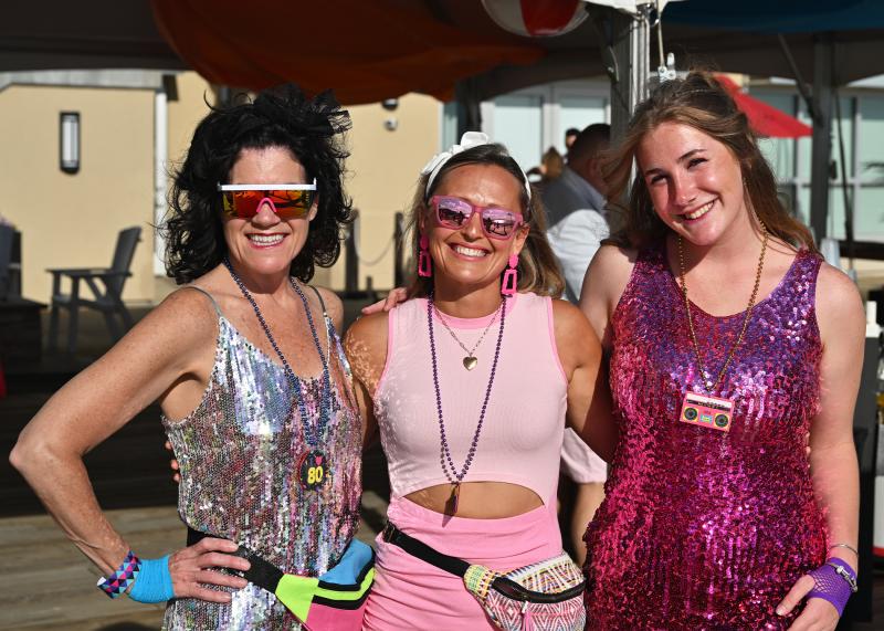 Styling in the sun at the Beebe Bash are (l-r) Sally Cole, Sara Carter and Parker Cole. TED PFIRRMANN PHOTOS
