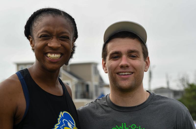 Kenyetta Iyevbele and Ben Bamforth in summer 2023.