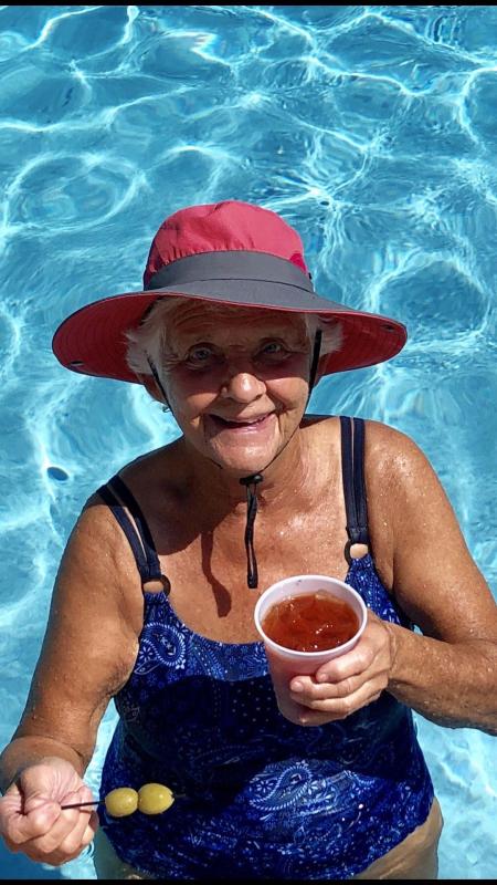 Carolyn Ivins enjoying her 85th birthday. SUBMITTED PHOTO