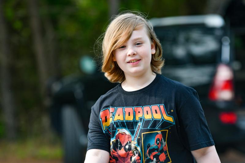 Logan Arietta, Lewes Elementary student, is about to turn 9. DAVE FREDERICK PHOTO