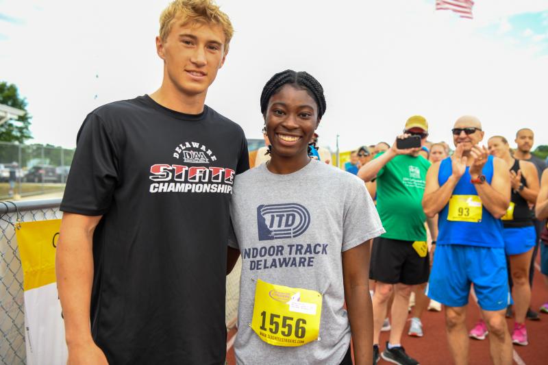 Eddie Houck and Kennedy Johnson are this year’s winners of the Bill Degnan Faith in Human Spirit Award.