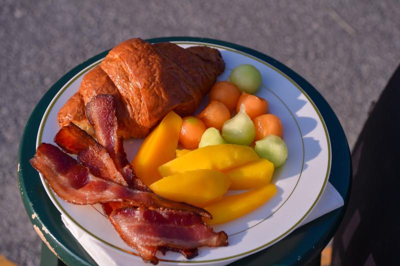 A gift of breakfast featuring bacon. DAVE FREDERICK PHOTOS