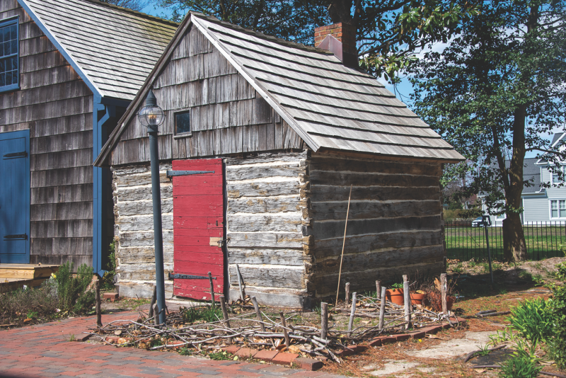 Restored Swedish smokehouse built by Helms Wiltbank. DENY HOWETH PHOTO
